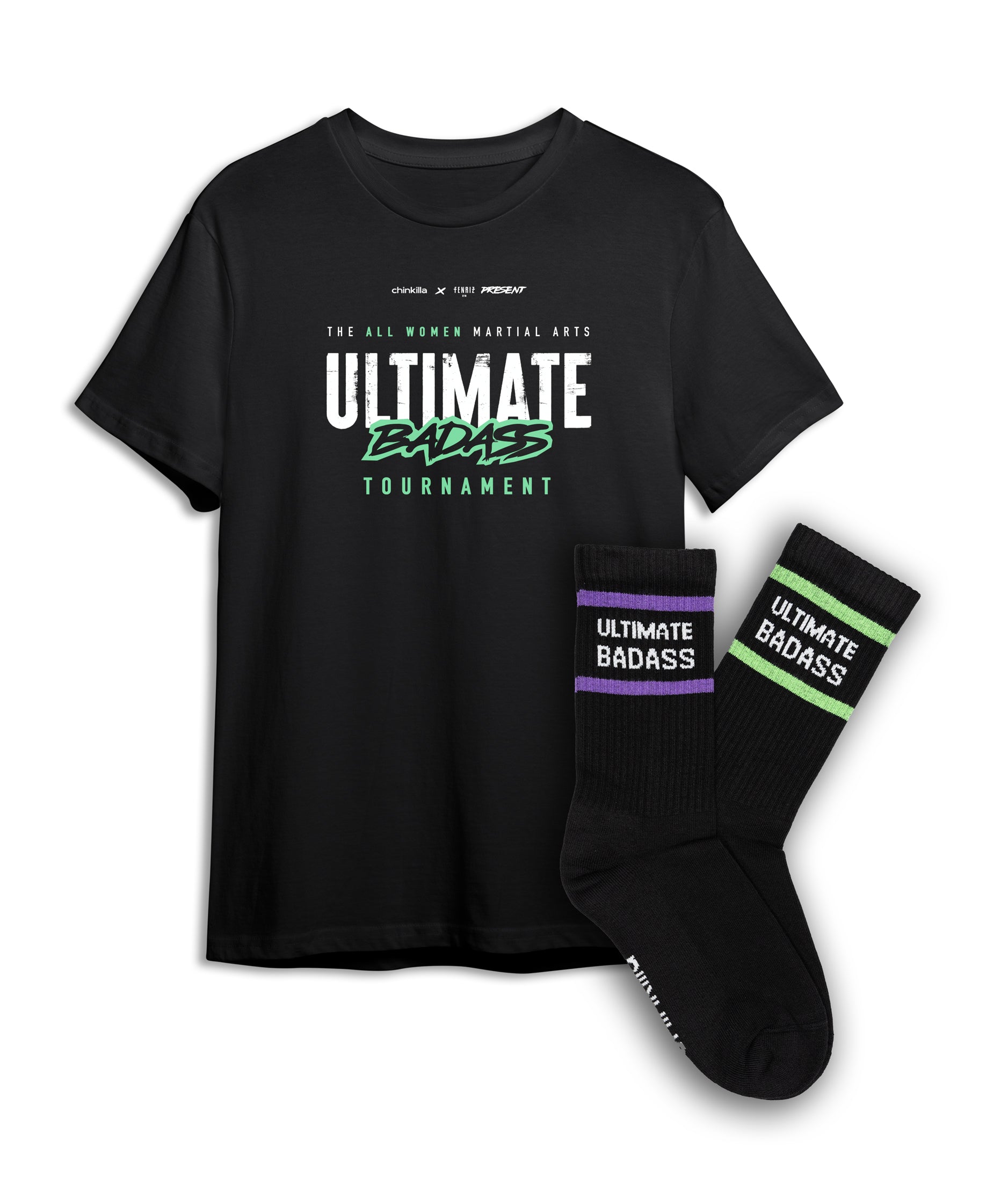 Official "Ultimate Badass" Shirt & Socks Bundle