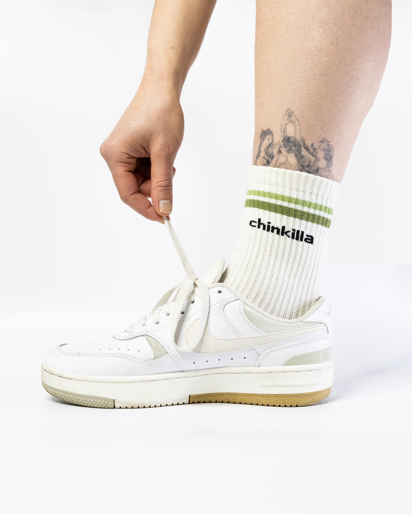 "Represent" Socks - Beige